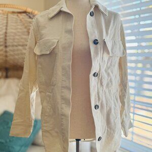 Everlane Oversized Canvas Shirt Jacket, XXS